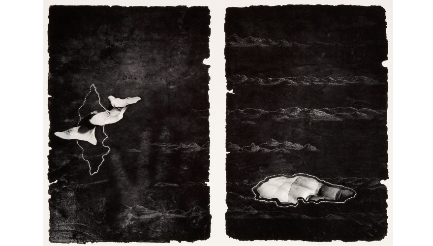 'The Record Keepers' photo-lithograph by Karen Casey